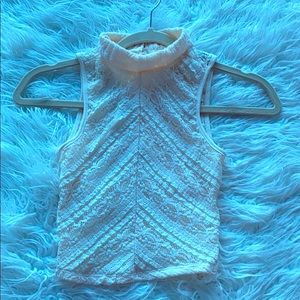 Lace crop top